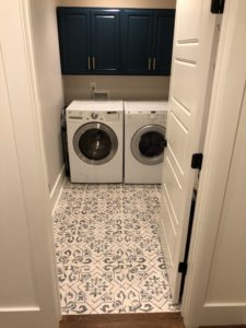 Unique Tile Laundry Room